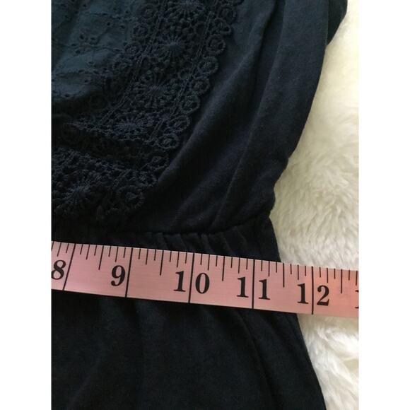 Atmosphere Dark Blue Sleeveless Pattern Dress - Picture 10 of 11